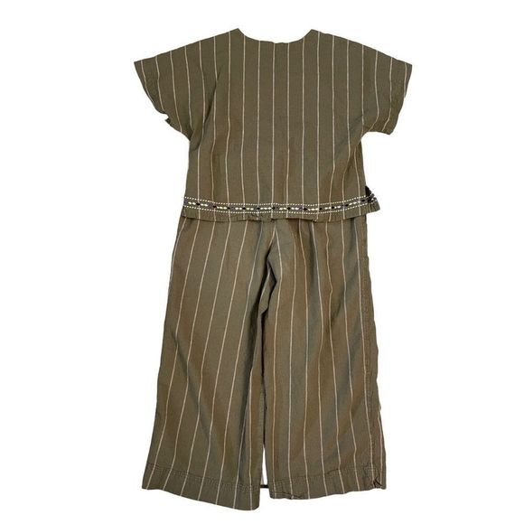 Madewell Linen Cotton Embroidered Top and Huston Cropped Pants Set size M - Picture 4 of 16